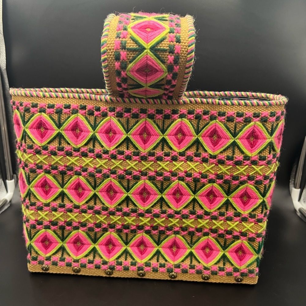 Vintage Boho Macrame Purse